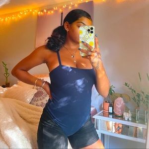 Navy Blue Bodysuit